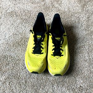 Worn once, already broken in running shoes